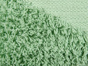 Almofada decorativa em algodão verde claro 45 x 45 cm RHOEO Beliani