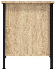 Móvel TV c/ portas 60x35x45 cm deriv. madeira carvalho sonoma