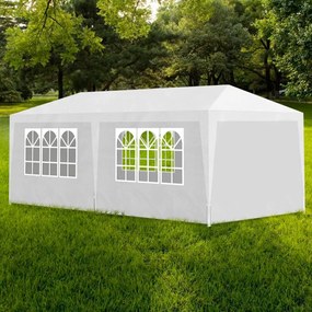 90336 vidaXL Tenda para festas 3x6 m branco