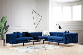 Sofá de Canto Como – Azul Marinho – 310 cm x 70 cm x 270 cm