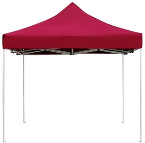 Tenda dobrável prof. para festas alumínio 4,5x3m vermelho tinto