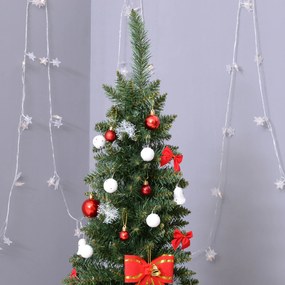 HOMCOM Árvore de Natal Artificial 210cm Ignífugo com 499 Pontas de Ram