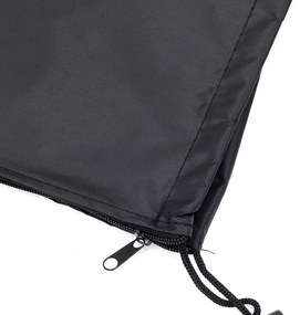 Capa p/ aquecedor forma pirâmide 58x58x228 cm oxford 420D preto
