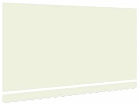Tecido de Substituição do Toldo para Estrutura de 4x2 m Creme