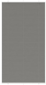 Antracite Plissada Cega 105x200 cm Largura Tecido 104,4 cm