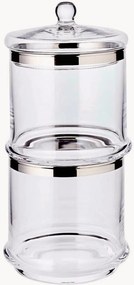 Pote de cristal com tampa Lia