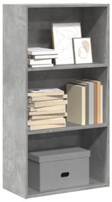 Estante 60x30x114 cm derivados de madeira cinzento cimento