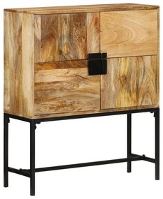Armário alto 80x30x95 cm madeira de mangueira áspera maciça