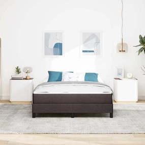 Cama Box Outros Castanho escuro 160 x 200 cm tecido