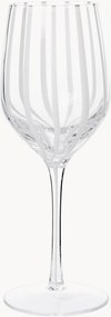 Copo de vinho branco artesanal Stripe
