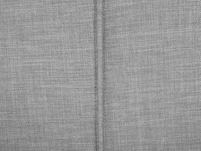 Cama de casal em tecido cinzento 180 x 200 cm NANTES Beliani