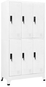 Cacifo aço 90x45x180 cm branco