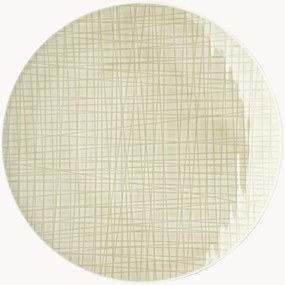 Pratos de jantar Mesh Colours Cream, conjunto de 6