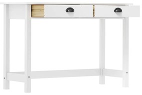 Mesa consola Hill c/ 2 gavetas 110x45x74 cm pinho maciço