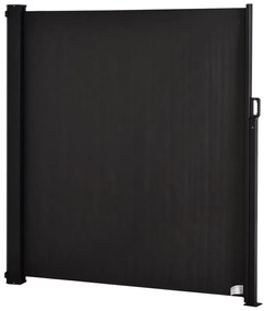 Toldo Lateral Retrátil - 350x180cm - Cinzento Escuro