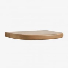 Mesa De Cabeceira Flutuante 45x25 Cm Em Madeira De Manga Agathe Madeira Natural - Sklum