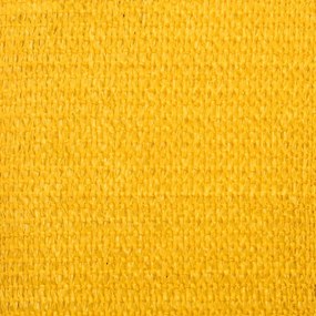 Para-sol estilo vela retangular 160 g/m² 6x7 m PEAD amarelo