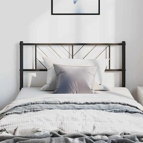Cabeceira de cama 100 cm metal preto