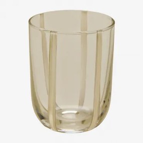Pack De 4 Copos 28,5 Cl Em Vidro Jalviana Tapioca Bege - Sklum