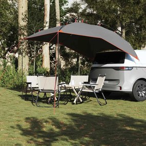 Tenda de carro impermeável cinzento e laranja