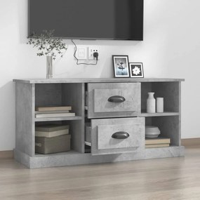 Móvel TV 99,5x35,5x48 cm derivados de madeira cinzento cimento