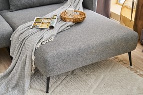 Sofá de Canto Revos – Cinzento – 250 x 160 cm