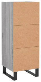 Aparador 34,5x34x90 cm derivados de madeira sonoma cinzento