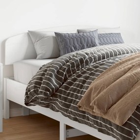 vidaXL Cabeceira 150 cm madeira de pinho maciça branco