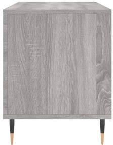 Armário p/ discos 100x38x48cm derivados madeira cinzento sonoma