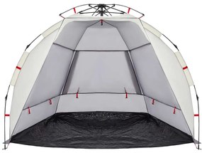 Tenda praia 2 pessoas libertação rápida impermeável cinzento