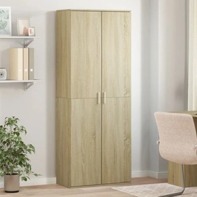 vidaXL Armário alto 70x35x180 cm derivados de madeira carvalho sonoma