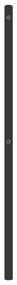 Cabeceira de cama 200 cm metal preto