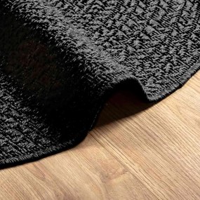 Tapete ZIZUR antracite Ø 200 cm aspeto juta interior exterior