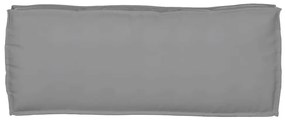 Almofadas de Palete para Banco - 2 Peças Cinza - 100 x 40 x 8 cm - Tec