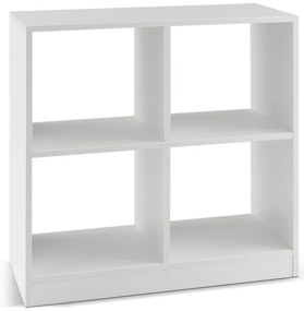 Estante independente de 5 níveis com 4 cubos abertos para sala de estar