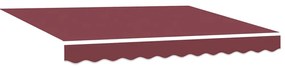 Toldo retrátil manual 300x250 cm bordô