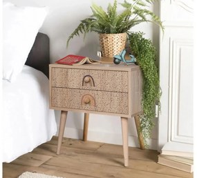 Mesa de Cabeceira City Two – Multicolor – 60 cm x 61 cm x 40 cm