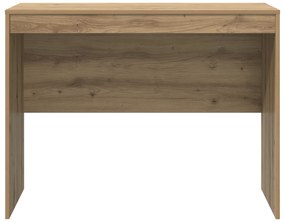 Secretária Carvalho Artesanal MDF 100 x 50 x 76 cm Simples