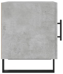 Mesa cabeceira 2pcs 40x40x50 cm derivados madeira cinza cimento