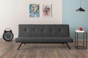 Sofá-cama de 3 Lugares Zola – Cinzento Escuro – 180 x 102 cm