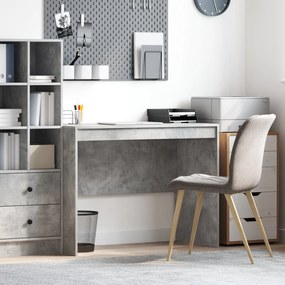 Escrivaninha Cinza-Concreto MDF 100 x 50 x 76 cm Escrivaninha