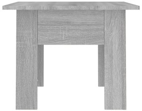 Mesa de centro 55x55x42 cm aglomerado cor sonoma cinzento