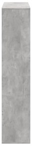 Estante 100x33x156,5 cm derivados de madeira cinzento cimento