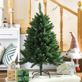Árvore de Natal Artificial, 85 x 85 x 120 cm, 305 Ramos, Verde