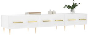Móvel de TV 150x36x30 cm derivados de madeira branco