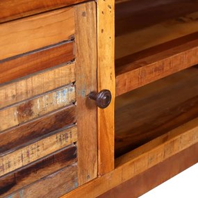 Móvel de TV 120x30x40 cm madeira recuperada maciça