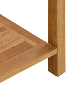 Aparador Castanho 85 x 35 x 75 cm Madeira de teca sólida