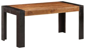 vidaXL Mesa de jantar 160x80x76 cm madeira mangueira maciça
