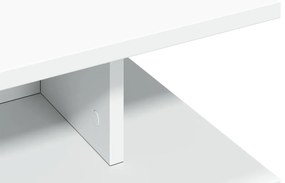 Mesa de centro 102x55x35 cm derivados de madeira branco