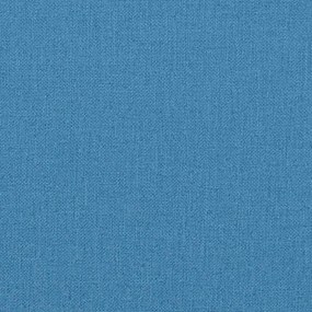 Almofadões de paletes 3 pcs mesclado tecido azul